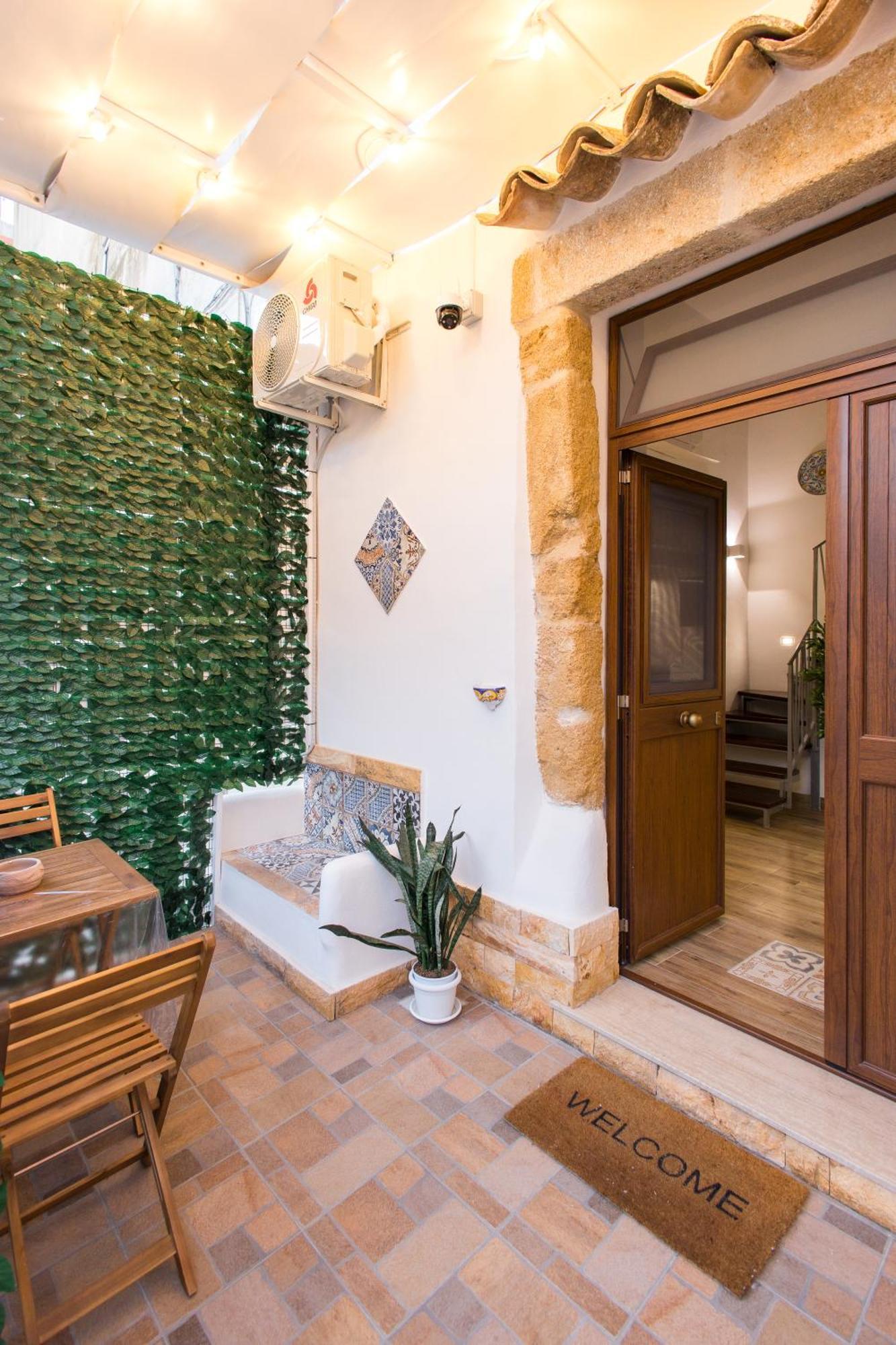Centro Storico Sciacca - Casa Di Pisa Cortile Termine Exterior foto